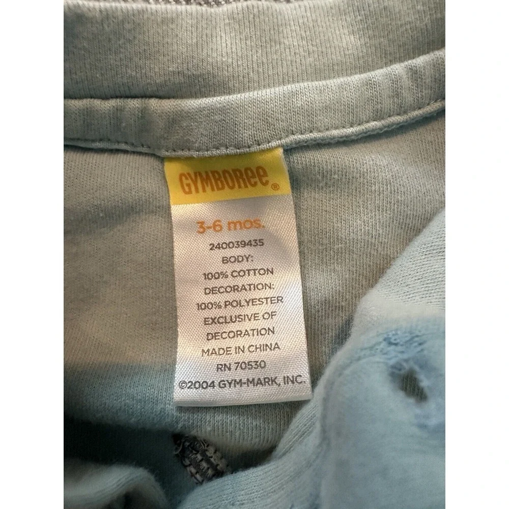 Gymboree Romper‎ Outfit 3-6 Months Vintage 2004 Surf Surfboard Beach Theme EUC